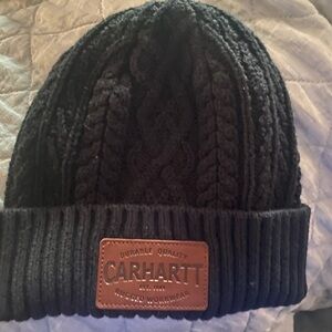 Carhartt Black Cable Knit Hat